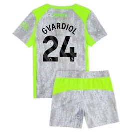 Manchester City Gvardiol 24 Third Shirt Kids 2025-2026 Voetbaltenue