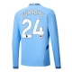 Manchester City Gvardiol 24 Thuisshirt 2024-2025 L/S Voetbaltenue