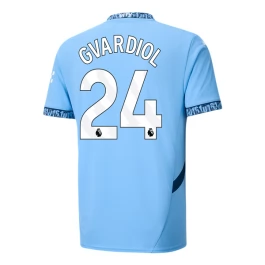 Manchester City Gvardiol 24 Thuisshirt 2024-2025 Voetbaltenue