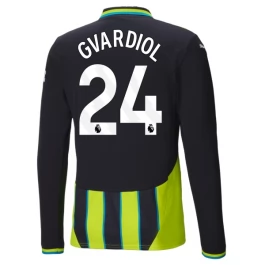 Manchester City Gvardiol 24 Uitshirt 2024-2025 L/S Voetbaltenue