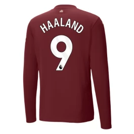 Manchester City Haaland 9 Third Shirt 2024-2025 L/S Voetbaltenue