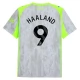 Manchester City Haaland 9 Third Shirt 2025-2026 Voetbaltenue