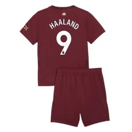 Manchester City Haaland 9 Third Shirt Kids 2024-2025 Voetbaltenue