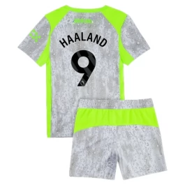 Manchester City Haaland 9 Third Shirt Kids 2025-2026 Voetbaltenue