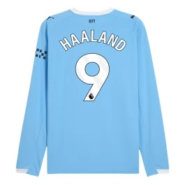 Manchester City Haaland 9 Thuisshirt 2025-2026 L/S Voetbaltenue