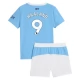 Manchester City Haaland 9 Thuisshirt Kids 2025-2026 Voetbaltenue