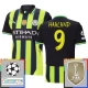 Manchester City Haaland 9 Uitshirt Champions League With Patch 2024-2025 Voetbaltenue