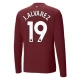 Manchester City J.Alvarez 19 Third Shirt 2024-2025 L/S Voetbaltenue