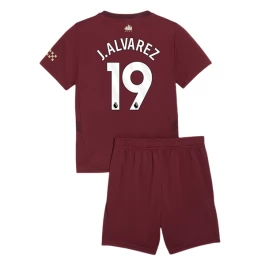 Manchester City J.Alvarez 19 Third Shirt Kids 2024-2025 Voetbaltenue