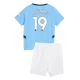 Manchester City J. Alvarez 19 Thuisshirt Kids 2024-2025 Voetbaltenue