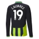 Manchester City J.Alvarez 19 Uitshirt 2024-2025 L/S Voetbaltenue