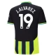 Manchester City J.Alvarez 19 Uitshirt 2024-2025 Voetbaltenue