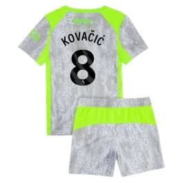 Manchester City Kovačić 8 Third Shirt Kids 2025-2026 Voetbaltenue