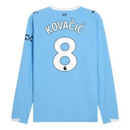 Manchester City Kovačić 8 Thuisshirt 2025-2026 L/S Voetbaltenue