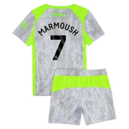 Manchester City Marmoush 7 Third Shirt Kids 2025-2026 Voetbaltenue