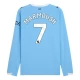 Manchester City Marmoush 7 Thuisshirt 2025-2026 L/S Voetbaltenue