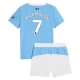 Manchester City Marmoush 7 Thuisshirt Kids 2025-2026 Voetbaltenue