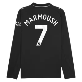 Manchester City Marmoush 7 Uitshirt 2025-2026 L/S Voetbaltenue
