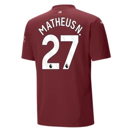 Manchester City Matheus N. 27 Third Shirt 2024-2025 Voetbaltenue