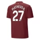 Manchester City Matheus N. 27 Third Shirt 2024-2025 Voetbaltenue