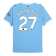 Manchester City Matheus N. 27 Thuisshirt 2025-2026 Voetbaltenue