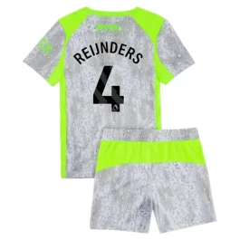 Manchester City Reijnders 4 Third Shirt Kids 2025-2026 Voetbaltenue