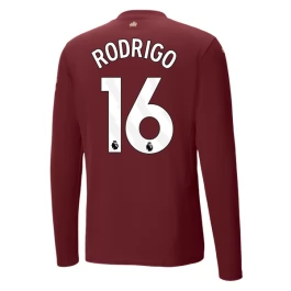 Manchester City Rodrigo 16 Third Shirt 2024-2025 L/S Voetbaltenue