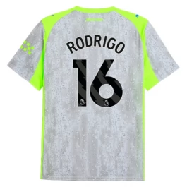Manchester City Rodrigo 16 Third Shirt 2025-2026 Voetbaltenue