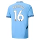 Manchester City Rodrigo 16 Thuisshirt 2024-2025 Voetbaltenue