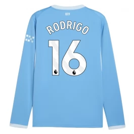 Manchester City Rodrigo 16 Thuisshirt 2026-2027 Lange Mouwen