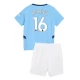 Manchester City Rodrigo 16 Thuisshirt Kids 2024-2025 Voetbaltenue