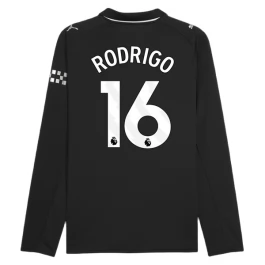 Manchester City Rodrigo 16 Uitshirt 2025-2026 L/S Voetbaltenue