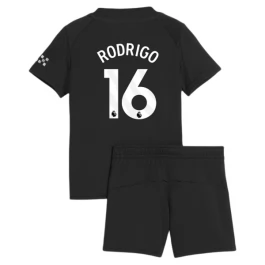 Manchester City Rodrigo 16 Uitshirt Kids 2025-2026 Voetbaltenue
