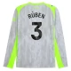 Manchester City Rúben 3 Derde Shirt 2025-2026 Lange Mouwen Voetbaltenue
