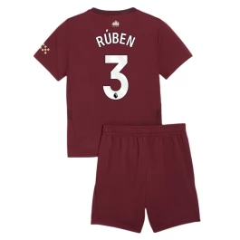 Manchester City Rúben 3 Third Shirt Kids 2024-2025 Voetbaltenue