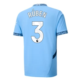Manchester City Rúben 3 Thuisshirt 2024-2025 Voetbaltenue