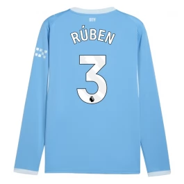 Manchester City Rúben 3 Thuisshirt 2026-2027 Lange Mouwen Manchester City Rúben 3 Thuisshirt 2026-2027 Lange Mouwen