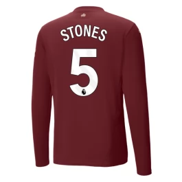 Manchester City Stones 5 Third Shirt 2024-2025 L/S Voetbaltenue