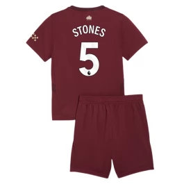 Manchester City Stones 5 Third Shirt Kids 2024-2025 Voetbaltenue