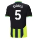 Manchester City Stones 5 Uitshirt 2024-2025 Voetbaltenue