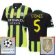 Manchester City Stones 5 Uitshirt Champions League With Patch 2024-2025 Voetbaltenue