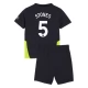 Manchester City Stones 5 Uitshirt Kids 2024-2025 Voetbaltenue