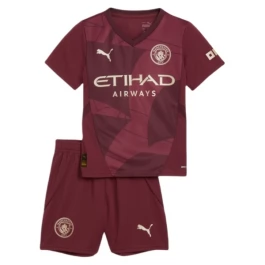 Manchester City Third Shirt Kids 2024-2025 Voetbaltenue