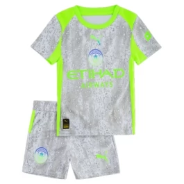 Manchester City Third Shirt Kids 2025-2026 Voetbaltenue