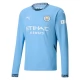 Manchester City Thuisshirt 2024-2025 L/S Voetbaltenue