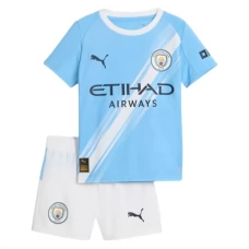 Manchester City Thuisshirt Kids 2025-2026 Voetbaltenue