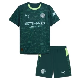 Manchester City Thuisshirt Kids Fourth 2025-2026 Voetbaltenue