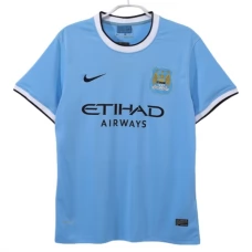 Manchester City Thuisshirt Retro 2013-2014 Voetbaltenue Manchester City Thuisshirt Retro 2013-2014 Voetbaltenue