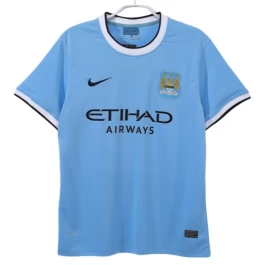 Manchester City Thuisshirt Retro 2013-2014 Voetbaltenue