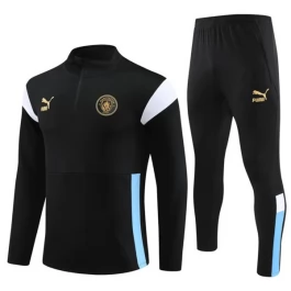 Manchester City Trainingspakken 2023-24 - 1-4 Zip Zwart